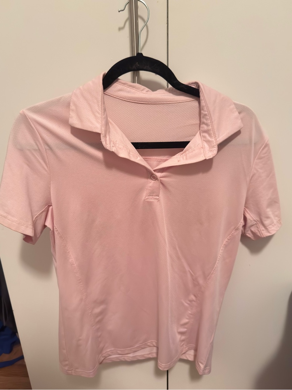 Light Pink Short Sleeve Polo Tee